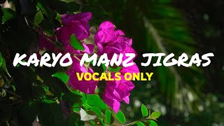 Karyo Manz Jigras  Sumaira Rasool  Vocals Only [upl. by Charis]