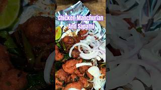 Chicken Manchurian with sapathi very tasty foods wow yummy 😋 yummy 😋 nbcreation7380 yummyfood [upl. by Riay206]