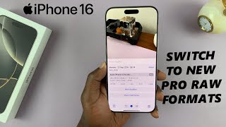 How To Use The New Pro RAW Formats On iPhone 16 Pro JPEGXL [upl. by Mitzl]