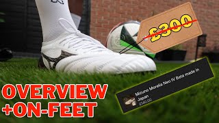 THE MOST EXPENSIVE BOOTS FOR HALF PRICE  Mizuno Morelia Neo Beta IV MIJ Overview [upl. by Tirma]