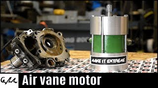 Making air vane motor [upl. by Harman]