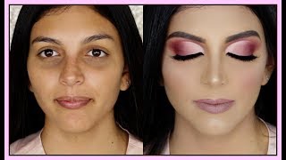 Tutorial de Ojos Cut Crease  Maquillaje para Fiesta [upl. by Trinee]