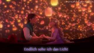 Endlich sehe ich das Licht  Rapunzel  german lyrics [upl. by Wyon]