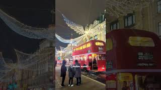 london travel londonchristmaslights2024 regentstreet [upl. by Irena]