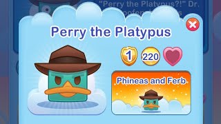 Perry the Platypus Level 1  Phineas and Ferb shorts disneyemojiblitz games [upl. by Aehc]