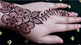 Unique Flower Mehendi Design 2024  Arabic Mehendi Design  Mehendi Design [upl. by Ivon]