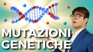 Le MUTAZIONI GENETICHE in meno di 6 minuti  BIOLOGIA FACILE [upl. by Werda]