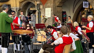 Traditional Tyrolean music band  Innsbruck Austria 🇦🇹 [upl. by Brandi590]