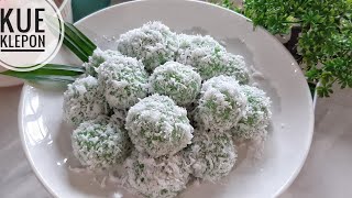 RESEP KUE KLEPON TEPUNG KETAN ISI GULA MERAH PRAKTIS DAN EKONOMIS [upl. by Lemmie521]