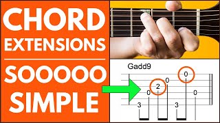 EASY Chord EXTENSIONS And ALTERATIONS [upl. by Leidba]