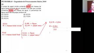 Resolução de Exercícios  Q23  Engenheiro de Processamento 2010  Concurso Petrobras [upl. by Holton132]