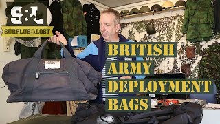 British Army Surplus Deployment Bags [upl. by Oznerol965]