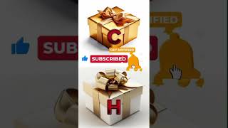 C VS H Choose You one Box Gift luck shortvideo gift chooseyourgift subscribe trendingshorts [upl. by Atims21]