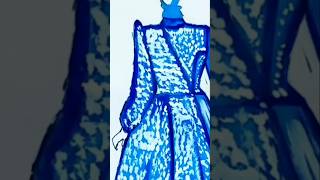 art drawing fashion fashionblogger fashionillustration fashiontrends fashionstyle حجاب مداد [upl. by Motteo]