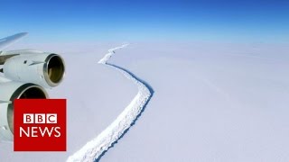 Huge iceberg looms over Canadas Newfoundland coast  BBC News [upl. by Llemej]