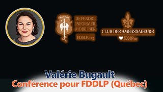 Conference REVOLUDROIT avec VALERIE BUGAULT chez FDDLP QUEBEC [upl. by Eelsnia]