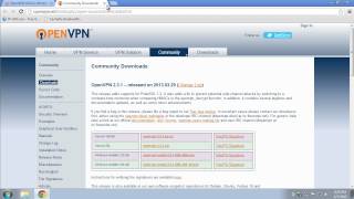 OpenVPN GUI on Windows 7 [upl. by Korry]