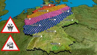 BlitzeisGefahr in Deutschland Hier gefrieren die Straßen ab Mittwoch [upl. by Simmonds]