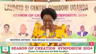 LAUDATO SI CENTER COMBONI UGANDA  SEASON OF CREATION SYMPOSIUM 2024 [upl. by Jaime]