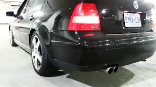 MK4 12v VR6 exhaust sound video  resonator delete magnaflow muffler setup [upl. by Little]