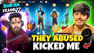 ANGRY YOUTUBER PRANK ON CUTE GF BF STREAMER😱 THEY KICK ME FROM GROUP😬  FREE FIRE [upl. by Carling739]