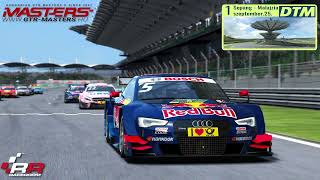 R3E  GTRMastershu DTM1316 Championship  Round 1  Sepang  Qualify  Race 1  Race 2 ONBOARD [upl. by Aneret]