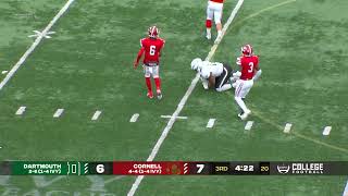 Highlights Cornell Mens Football vs Dartmouth  111222 [upl. by Araz]