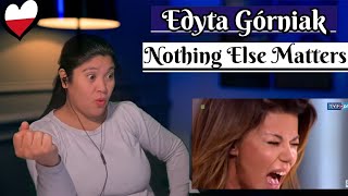 Edyta Górniak  quotNothing Else Mattersquot cover REACTION EdytaGórniak [upl. by Ardnassela215]