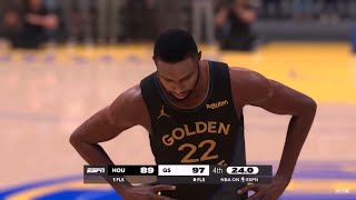 WARRIORS vs ROCKETS FULL GAME HIGHLIGHTS  December 5 2024  NBA Full Game Highlights Today 2K25 [upl. by Pinter]