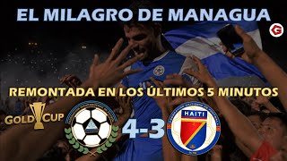 🇳🇮 EL MILAGRO DE MANAGUA  Nicaragua vs Haití  Repechaje Copa Oro 2017 [upl. by Leifeste]