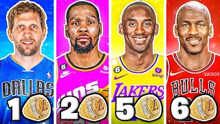 BEST NBA PLAYER FROM EACH RING TOTAL [upl. by Llydnek383]