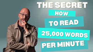 Unlock the Secret to Reading 25000 Words Per Minute 🧠✨ [upl. by Eadie]