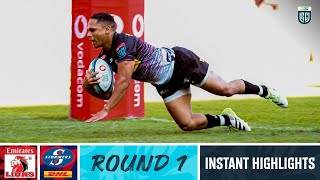 Emirates Lions v DHL Stormers  Instant Highlights  Round 1  URC 202324 [upl. by Acsecnarf]