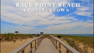 4K Scenic CAPE COD Race Point Beach Provincetown MA  Scenic Beach Walk with Binaural 🎧 [upl. by Eido]