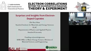 Surprises and insights from electron doped cuprates ▸ ZX Shen Stanford [upl. by Thormora537]