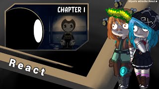 •Oc  Steve and Alex React to Stickman vs Bendy and the dark revival chapter 1  JzBoy  🇧🇷🇺🇸 [upl. by Elokcin]