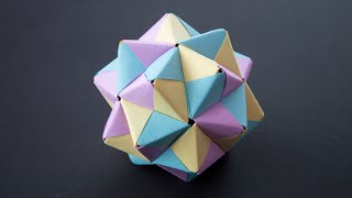 Origami Modular Icosahedron [upl. by Ahras]