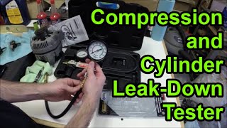 Compression and Cylinder Leak Down Tester [upl. by Suckram]