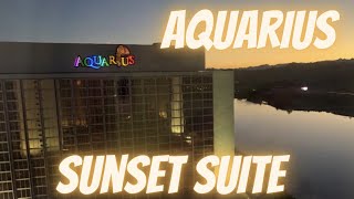 AQUARIUS HOTEL CASINO LAUGHLIN Sunset Suite 14003Arizona Tower [upl. by Konyn415]