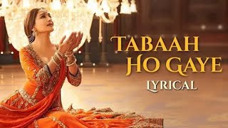 Tabah Ho Gaye  Lyrical Video  Kalank  MadhuriAlia amp Varun  Pritam  Shreya Ghoshal  Amitabh [upl. by Halivah]