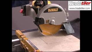 Dewalt D24000 Electric Tile Cutter  Tradetiler [upl. by Greenstein]