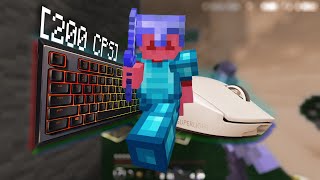 Keyboard and Mouse Sounds — Hive Skywars Minecraft Bedrock ASMR [upl. by Norek372]