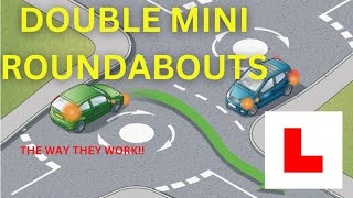 🌟DOUBLE MINI roundaboutsHow to NAVIGATE them🌟 drivingtestsuccess drivingtest [upl. by Florian]