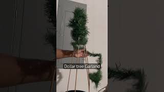 Outdoor Christmas trees using Garland dollartree dollartreechristmas [upl. by Walther]