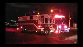 WoodRidge NJ FIRE Department Rescue 903 Truck 904 Responding 10117 [upl. by Crooks150]