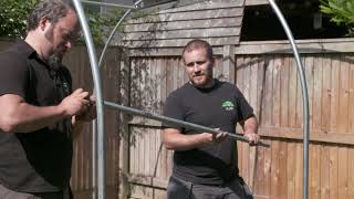 How to Build a Polytunnel Greenhouse  Build a Polytunnel from Start to Finish [upl. by Atinwahs]