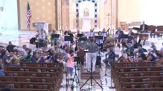 Mendelssohn Violin Concerto with orchestra camera [upl. by Calva]