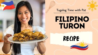 Filipino Turon Recipe  Banana Lumpia [upl. by Azriel62]