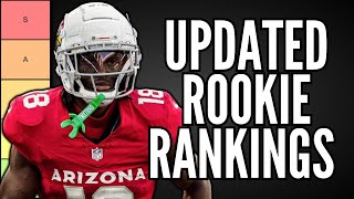 UPDATED Top 30 Dynasty Rookie Rankings Tierlist [upl. by Olympe]