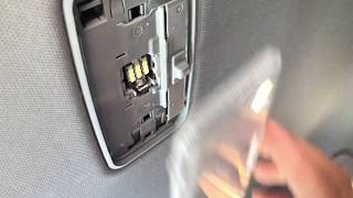 Toyota Camry How to turn on interior lights when open the door [upl. by Nrublim962]